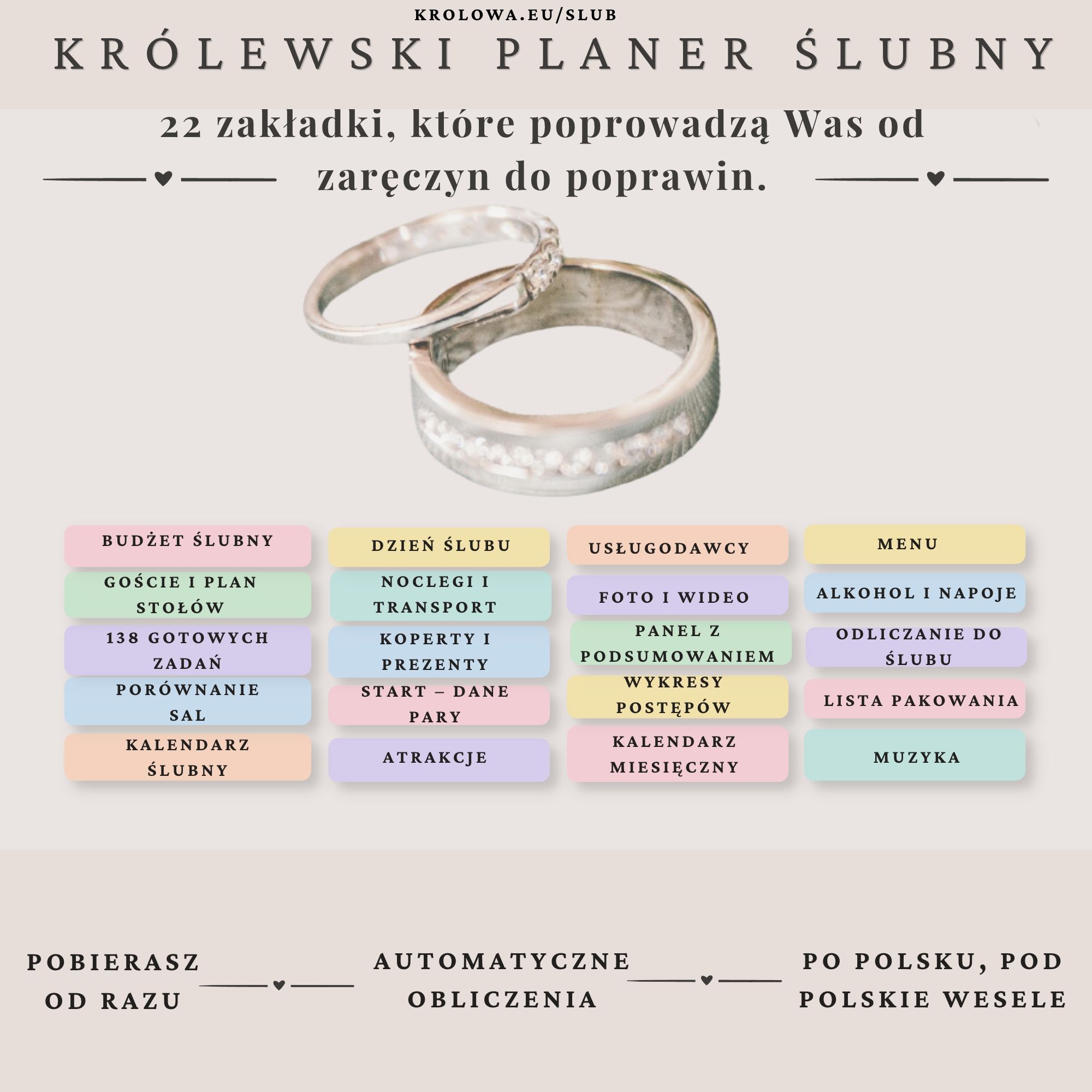 krolewski-planer-slubny-2 Planer ślubny – lista 22 zakładek